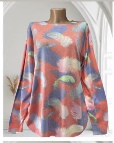 Свитер Novetly Store (48-54) 25215 pink (зима)