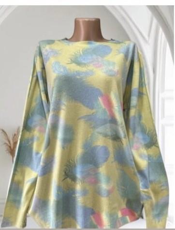 Свитер Novetly Store (48-54) 25215 yellow (зима)