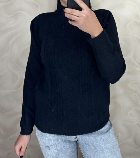 Свитер LeVisha (46-50) 24038 black (зима)