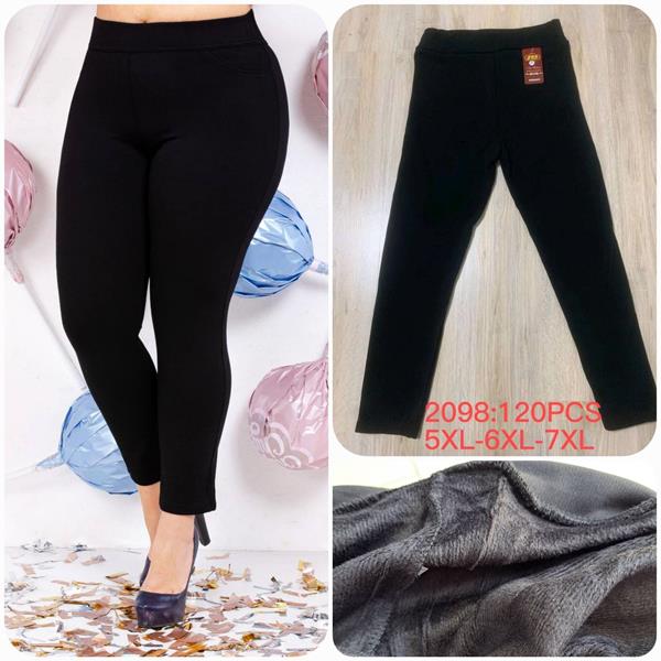 Лосины Hoan (5XL-7XL) 2098 black (зима)