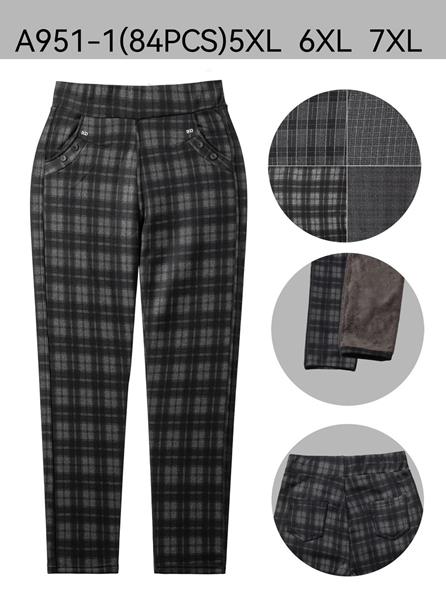 Штаны Hoan (5XL-7XL) A951-1 mix (зима)