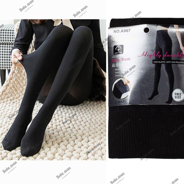 Колготы Hoan (42-54) A967 black (зима)