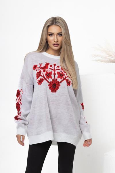Свитер Global (42-48) 1091 white (зима)