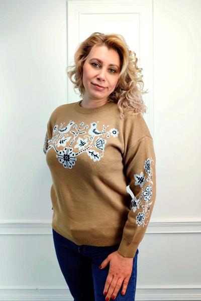 Свитер Global (60-64) 1104 brown (зима)