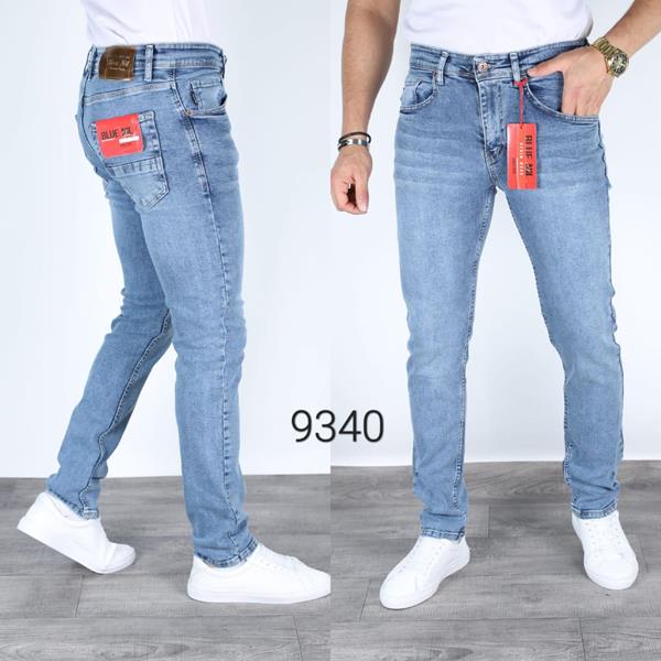 Джинсы Navas (29-36) 9340 l.blue (деми)