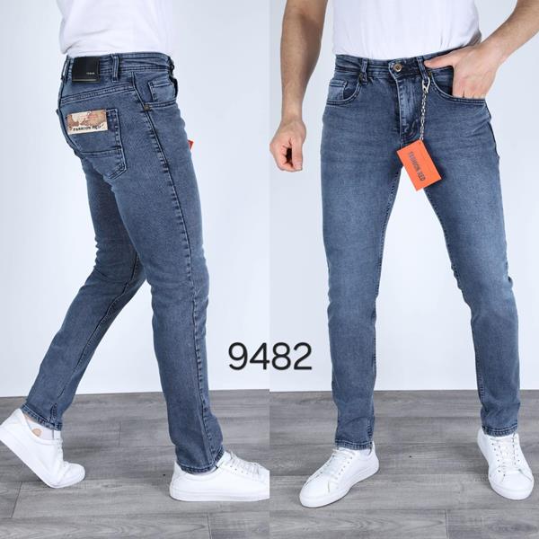 Джинсы Navas (29-36) 9482 l.blue (деми)