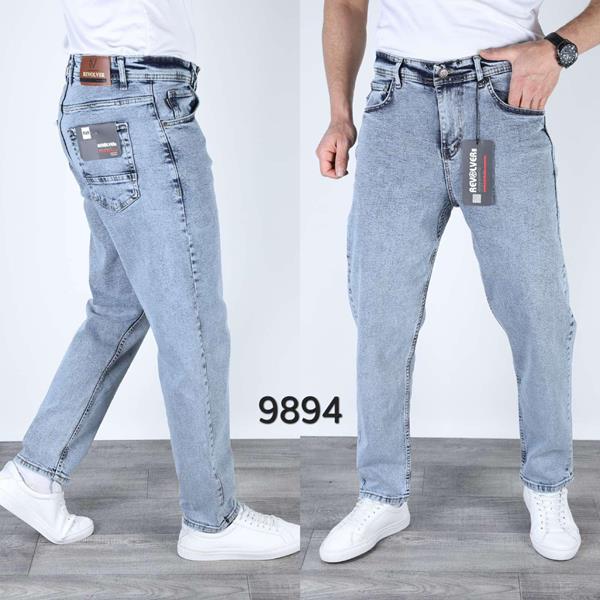 Джинсы Navas (29-36) 9894 l.blue (деми)