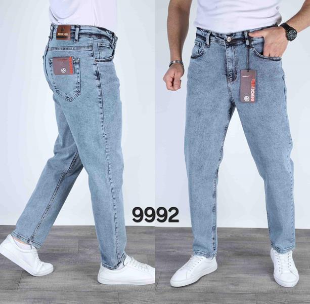 Джинсы Navas (29-36) 9992 l.blue (деми)