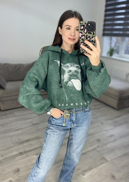 Худи S.Style (42-48) 300-4 green (зима)