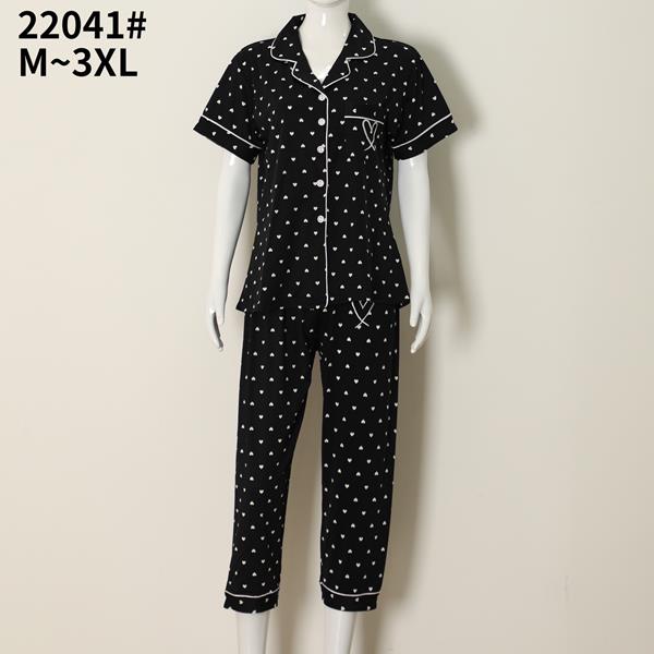 Пижама Fili Wear (M-3XL) 22041 black (лето)