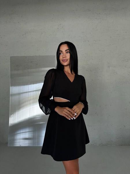 Платье EVA (42-46) 226 black (деми)