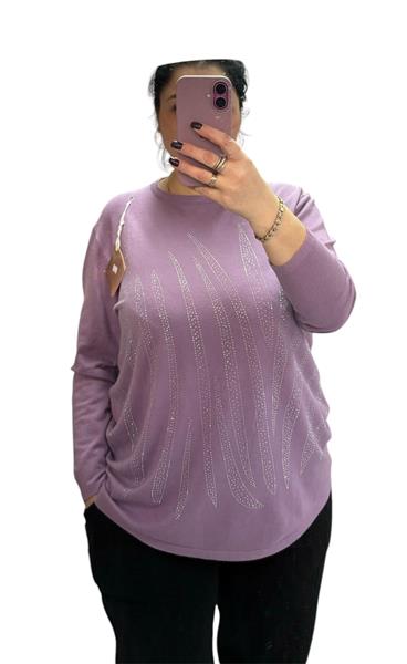 Свитер Ekvato (54-60) 24052 lilac (деми)