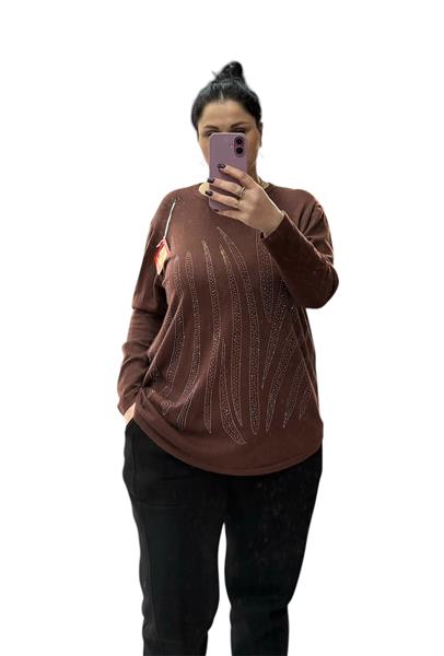 Свитер Ekvato (54-60) 24052 brown (деми)
