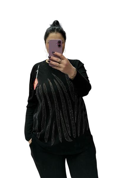 Свитер Ekvato (54-60) 24052 black (деми)