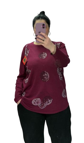 Свитер Novetly Store (52-60) 24049 wine (деми)