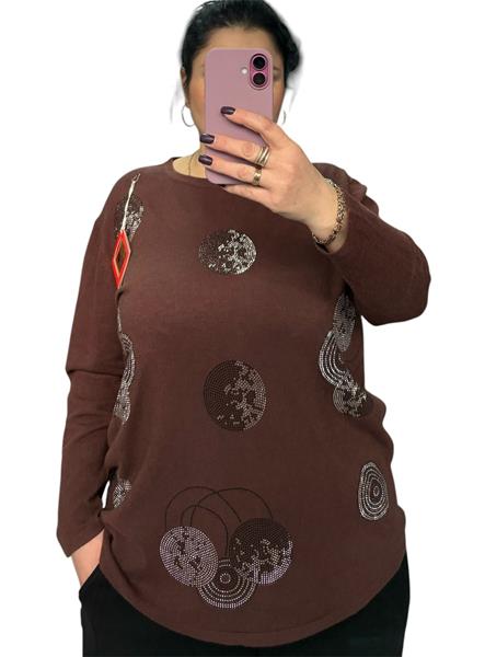 Свитер Novetly Store (52-60) 24049 brown (деми)
