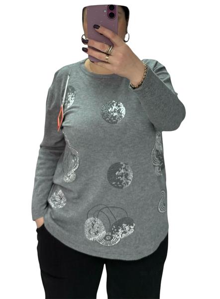 Свитер G.L.S.A (52-58) 24049 grey (деми)