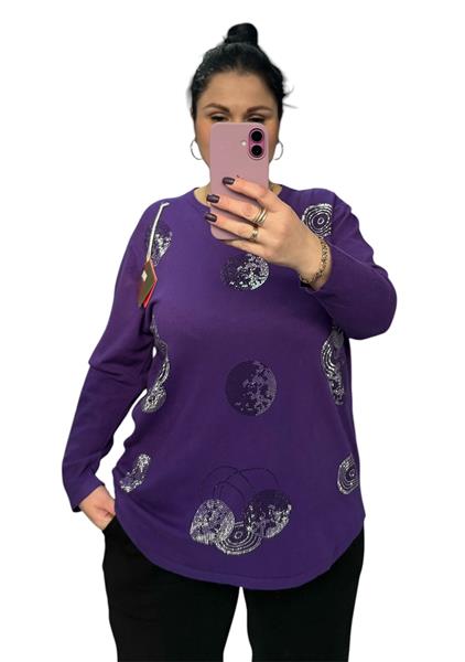 Свитер G.L.S.A (52-58) 24049 purple (деми)