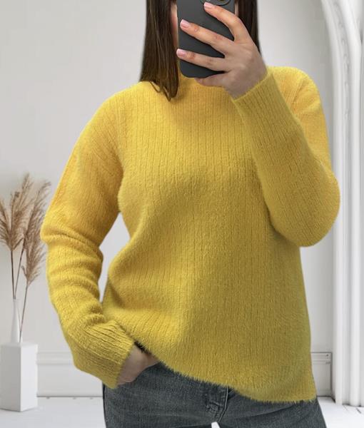 Свитер Novetly Store (46-50) 26358 yellow (зима)