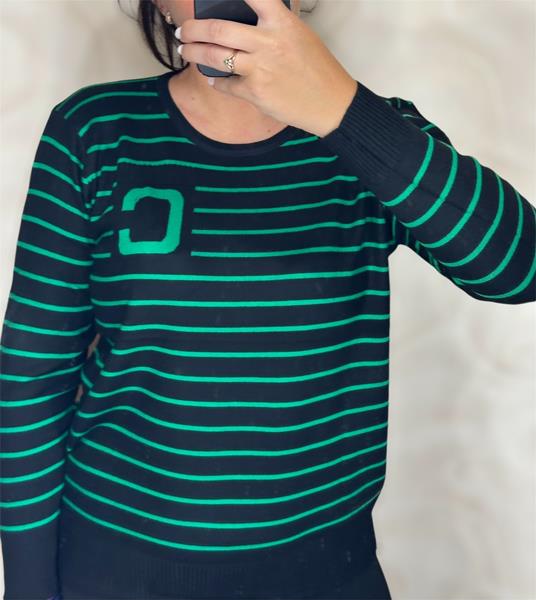 Свитер Shipi (48-52) 24032 black-green (деми)