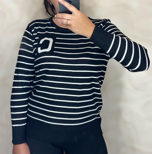 Свитер Shipi (48-52) 24032 black-white (деми)