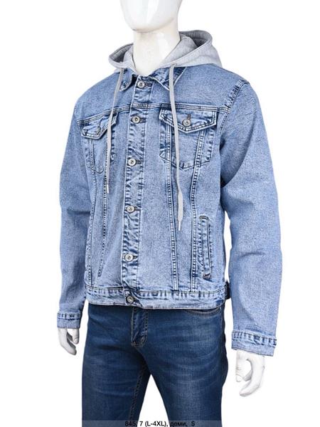 Куртка God Baron (L-4XL) 845 l.blue (деми)