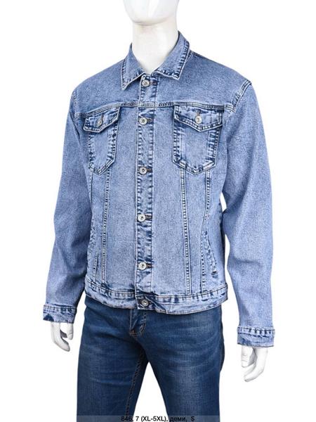 Куртка God Baron (XL-5XL) 846 l.blue (деми)