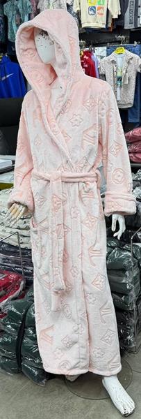 Халат Fili Wear (XL-3XL) FW66 peach (зима)
