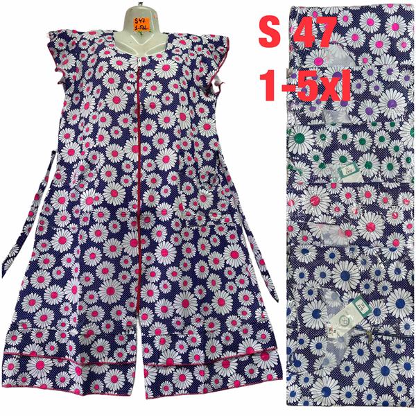 Халат HomeWear (48-58) S47 mix (лето)