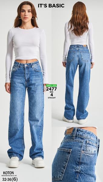 Джинсы Jeans Style (32-36) 2477-4S5-4 l.blue (деми)