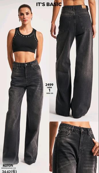 Джинсы Jeans Style (34-42) 2499-18W4-1 grey (деми)