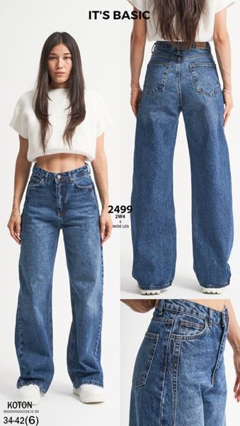 Джинсы Jeans Style (34-42) 2499-2W4-5 blue (деми)
