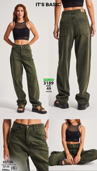 Джинсы Jeans Style (32-36) 3189-20W4-49 khaki (деми)