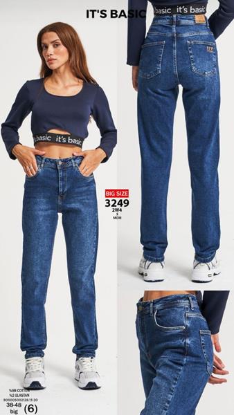 Джинсы Jeans Style (38-48) 3249-2W4-5 blue (деми)