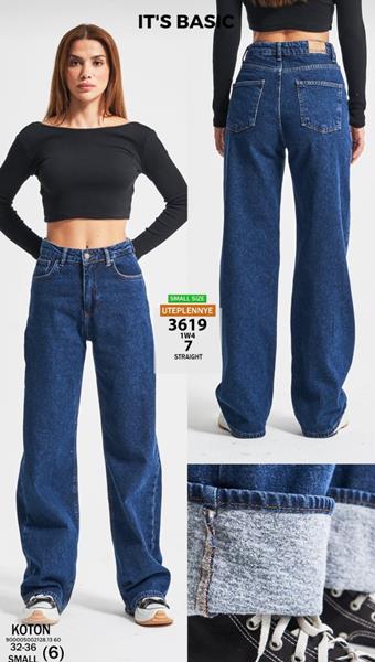 Джинсы Jeans Style (32-36) 3619-1W4-7 blue (зима)