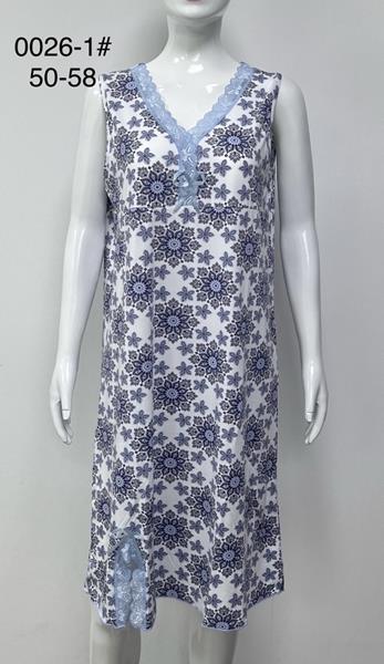 Ночнушка Fili Wear (50-58) 0026-1 l.blue (лето)