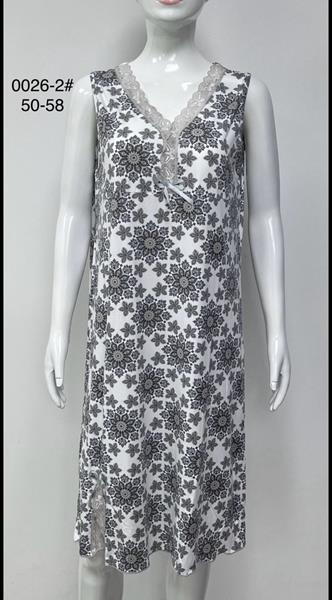 Ночнушка Fili Wear (50-58) 0026-2 grey (лето)