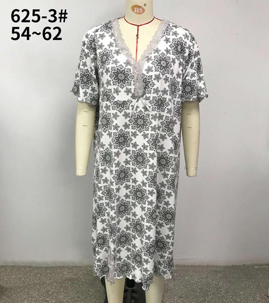Ночнушка Fili Wear (54-62) 625-3 white-grey (лето)