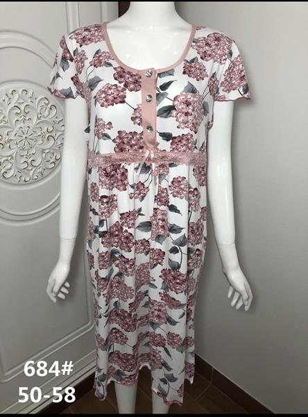 Ночнушка Fili Wear (50-58) 684 white-beige (лето)
