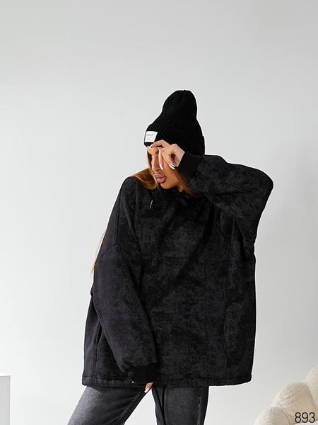 Худи WideRange (44-54) 893 black (зима)