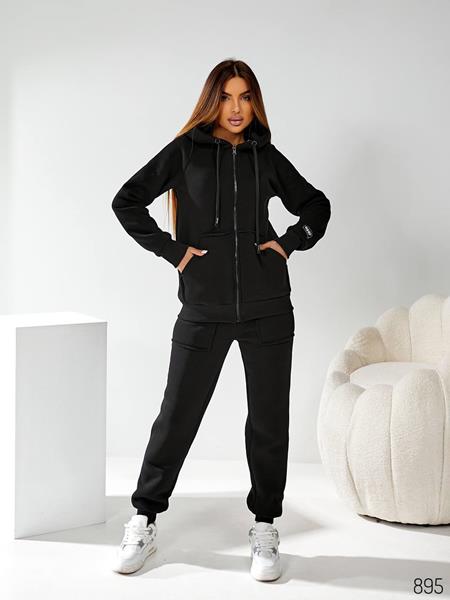 Костюм спорт WideRange (40-54) 895 black (зима)