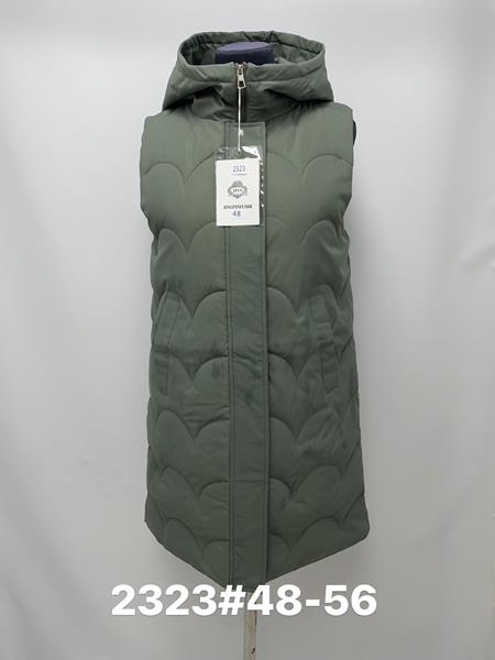 Жилетка Jacket (48-56) 2323 green (деми)