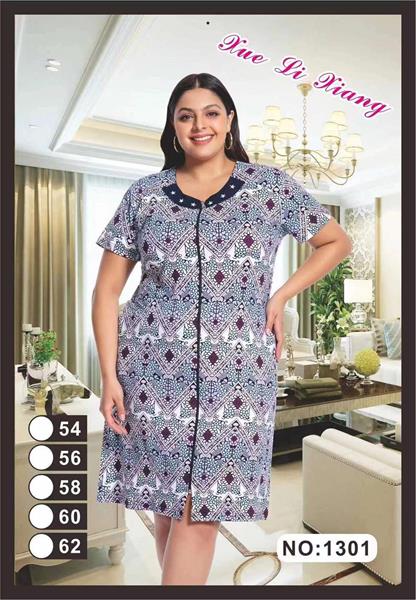 Халат Fili Wear (54-62) 1301 l.blue (лето)