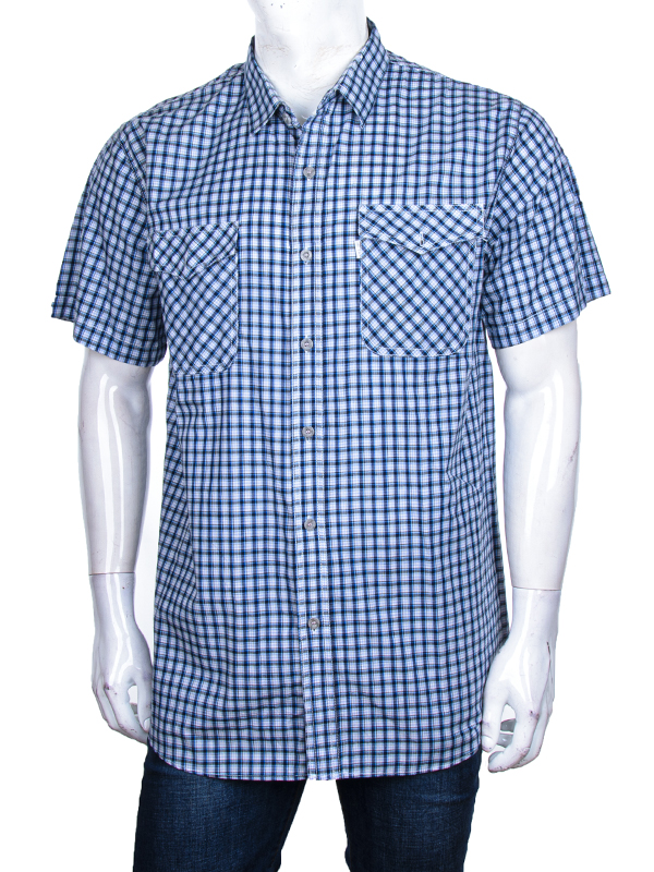 Рубашка Logaster (XL-5XL) A729-1 blue (лето)