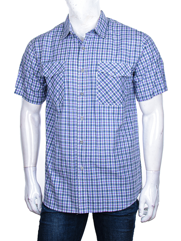 Рубашка Logaster (XL-5XL) A729-2 blue (лето)