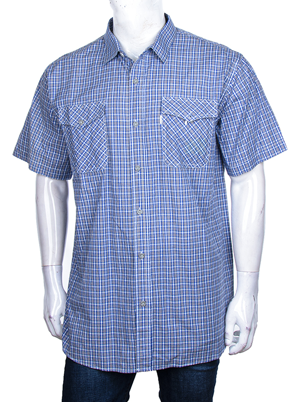 Рубашка Logaster (XL-5XL) A729-3 blue (лето)