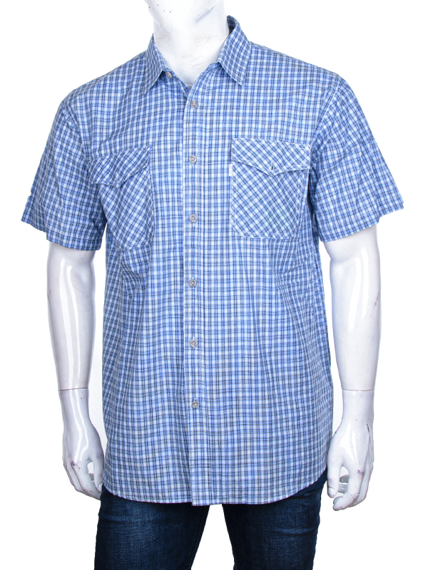 Рубашка Logaster (XL-5XL) A729-4 blue (лето)