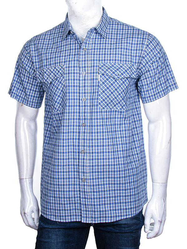 Рубашка Logaster (XL-5XL) A729-5 blue (лето)