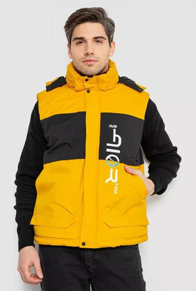 Жилетка Seven Group (M-3XL) 99006 yellow (деми)