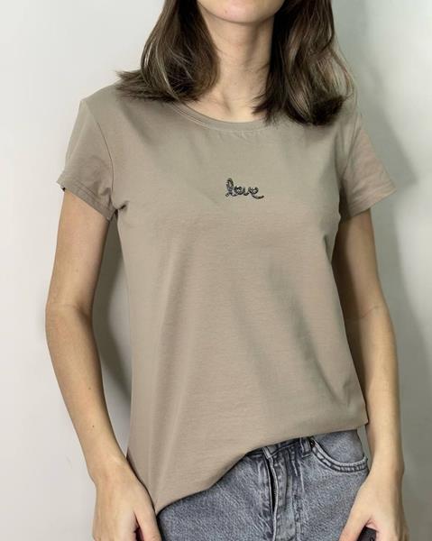 Футболка Kosta (42-48) A032 d.beige (лето)